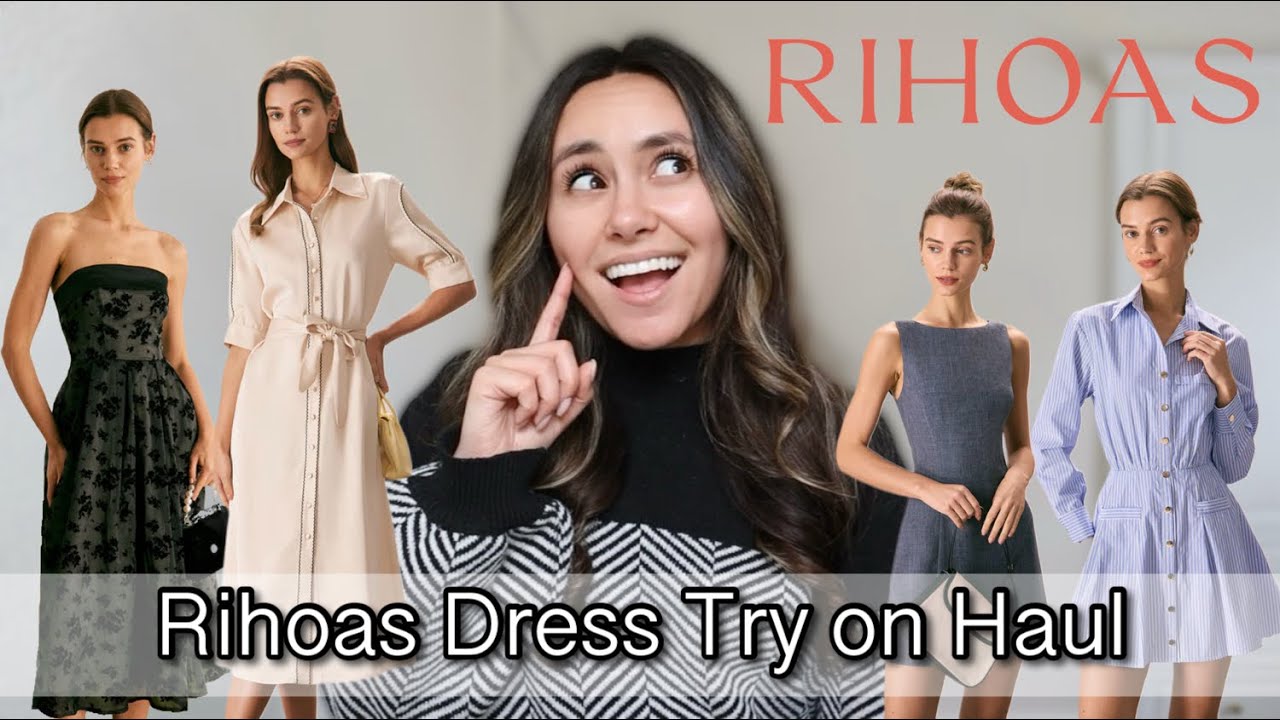 HUGE Spring Dresses Try on Haul | Rihoas Dress Review 2024 | MySecretHabit