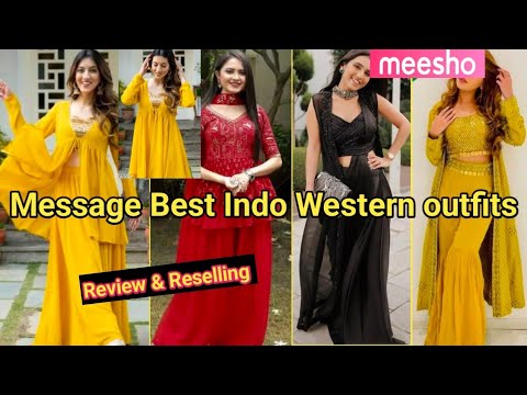 Meesho Haul | Meesho Partywear Dress/Gown Haul💃Meesho Partywear Kurta ...